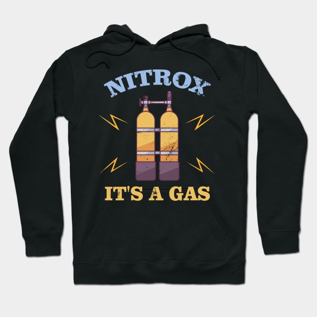 Funny Scuba Diver Nitrox Nitrogen Diving Gas Dive Lover Hoodie by melostore